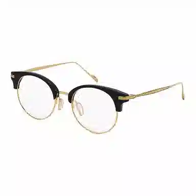 【可配度数】 佐川 超轻复古半框眼镜 韩版网红眼 可配防蓝光变色 β钛 圆形 光学镜架 男女同款情侣款