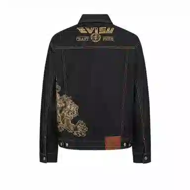 EVISU Seagull Embroidered Denim Jacket