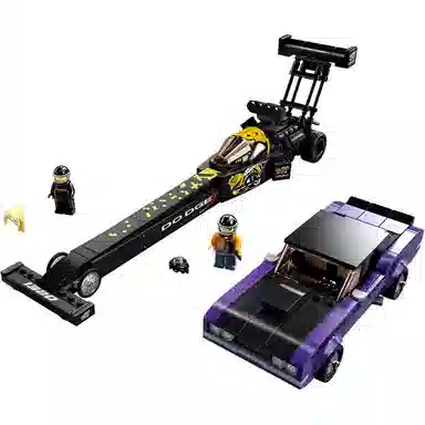 LEGO Mopar SRT Top Fuel Dragster and 1970 Challenger T/A 76904