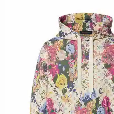 Louis Vuitton FW22 Jacquard Hoodie Pink