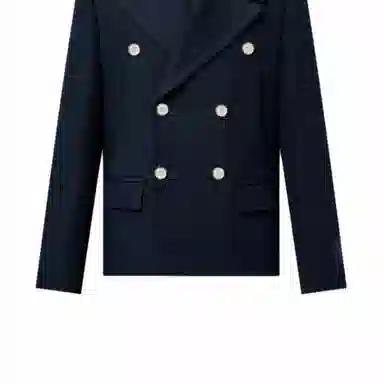 Louis Vuitton SS24 Navy Coat