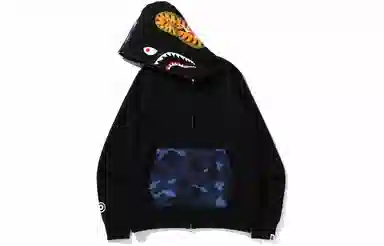 A BATHING APE Shark Full Zip Hoodie Color Camo SS22