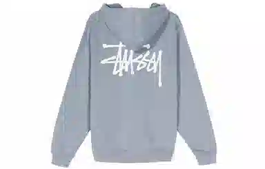 Stussy Logo Pullover Hoodie Black