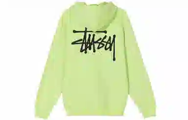 Stussy Logo Pullover Hoodie Black