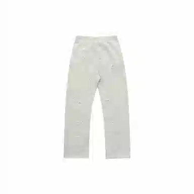 False Perception Distressed White Casual Pants