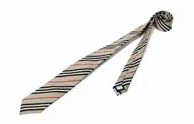 Burberry Silk Tie Beige