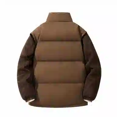 两面穿轻盈不臃肿加绒加厚防寒防水舒适吸汗保暖滑雪徒步宽松立领棉服 男款