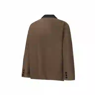 经典美拉德小西服外套简约韩版休闲宽松渐变单排扣垂感垫肩长袖西装 男女同款