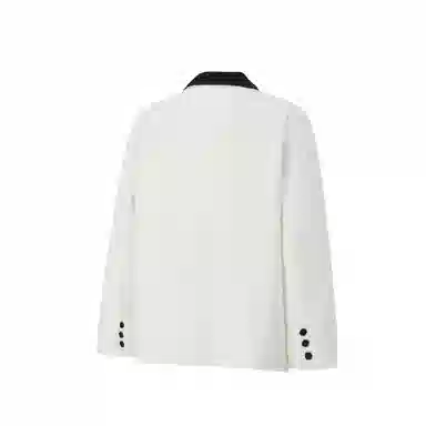 经典美拉德小西服外套简约韩版休闲宽松渐变单排扣垂感垫肩长袖西装 男女同款