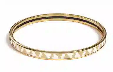 Hermes Cartes a Jouer Enamel Bracelet