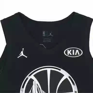 Jordan NBA Stephen Curry All-Star Edition Authentic Jersey Black