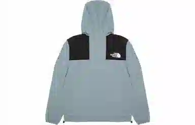 The North Face Logo Hoodie Jacket Misty Blue