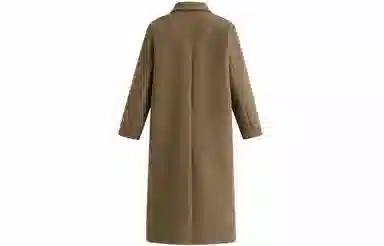 英伦轻熟风经典简约纯色双排扣外套休闲宽松百搭痞帅中长款通勤风衣 男女同款