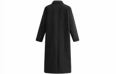 英伦轻熟风经典简约纯色双排扣外套休闲宽松百搭痞帅中长款通勤风衣 男女同款