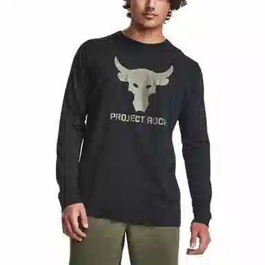Under Armour Johnson Logo Long Sleeve Tee Black
