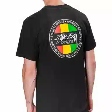 Stussy Surf Dot Tee Black
