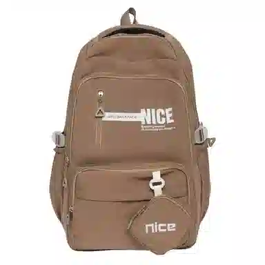 泰克森 高颜值背包时尚撞色轻便学院风书包 尼龙布 双肩包 常规 男女同款情侣款 多色