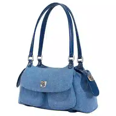 Gooloo Boston Bag Denim Blue