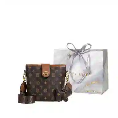 Miss Angel Crossbody Bag Brown/Beige