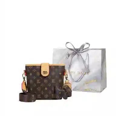 Miss Angel Crossbody Bag Brown/Beige