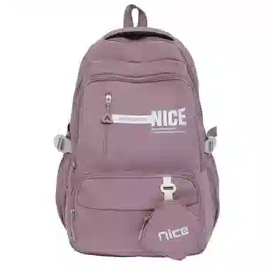 泰克森 高颜值背包时尚撞色轻便学院风书包 尼龙布 双肩包 常规 男女同款情侣款 多色