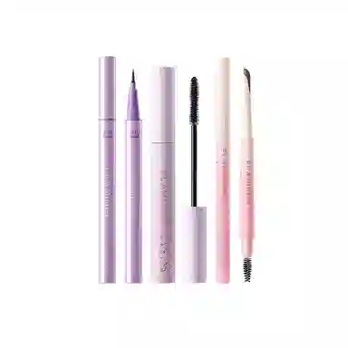 火烈鸟 洛天依联名恋爱魔法眼线笔眉笔聚光睫毛膏组合心动联名睛彩玩妆 持久防水彩妆