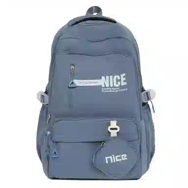 泰克森 高颜值背包时尚撞色轻便学院风书包 尼龙布 双肩包 常规 男女同款情侣款 多色