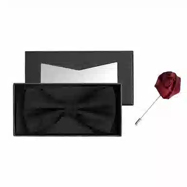 啄木鸟 纯色 结婚领结 婚礼西装衬衣礼服 蝴蝶结 领带 男款