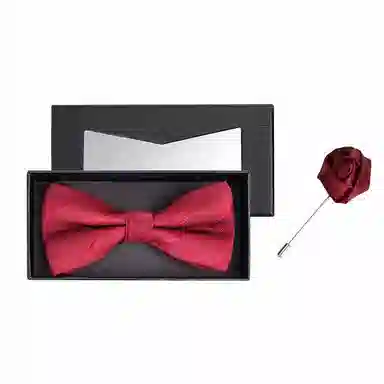 啄木鸟 纯色 结婚领结 婚礼西装衬衣礼服 蝴蝶结 领带 男款