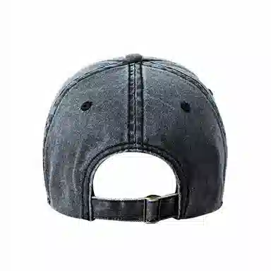 啄木鸟 时尚简约复古牛仔水洗棉加大加深宽檐遮脸防晒大头围显脸小 棉 鸭舌帽 男女同款情侣款