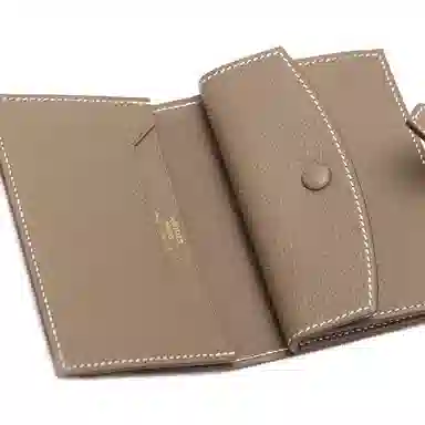 HERMES Bearn Epsom 18 Etoupe
