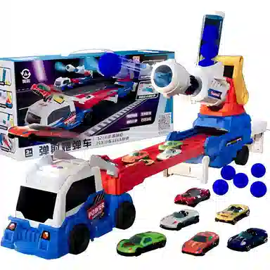 益米 轨道弹射小火车 发射炮弹 玩具