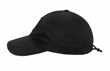 Stone Island Nylon Baseball Cap Black