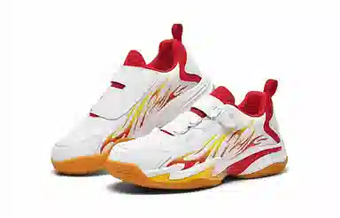 阿尔派妮 合成革 时尚 减震防滑耐磨 低帮 羽毛球鞋 男女同款