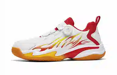 阿尔派妮 合成革 时尚 减震防滑耐磨 低帮 羽毛球鞋 男女同款