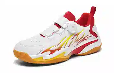 阿尔派妮 合成革 时尚 减震防滑耐磨 低帮 羽毛球鞋 男女同款