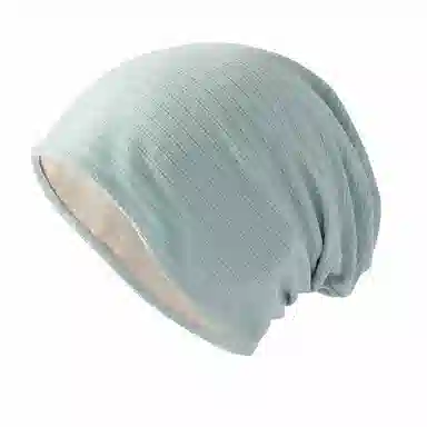浪莎 帽子女春夏季产后防风护额头孕妇睡帽无感空调帽堆堆帽光头术后化疗大头围透气 弹力不勒头 包头帽 男女同款情侣款