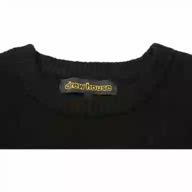 Drew House Script Sweater Black