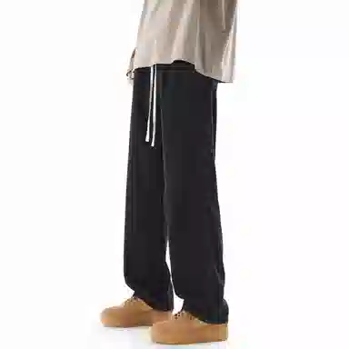 FALIAMS Vintage Washed Loose Straight Jeans