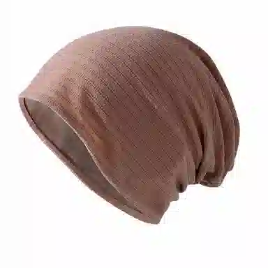 浪莎 帽子女春夏季产后防风护额头孕妇睡帽无感空调帽堆堆帽光头术后化疗大头围透气 弹力不勒头 包头帽 男女同款情侣款