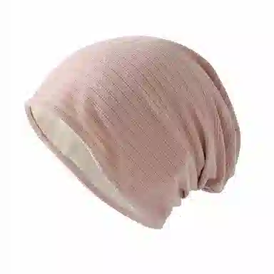 浪莎 帽子女春夏季产后防风护额头孕妇睡帽无感空调帽堆堆帽光头术后化疗大头围透气 弹力不勒头 包头帽 男女同款情侣款