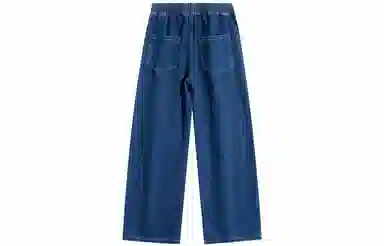 FALIAMS Vintage Washed Loose Straight Jeans