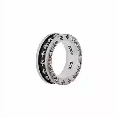 Chrome Hearts Mini Ch Plus Silver Ring