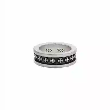 Chrome Hearts Mini Ch Plus Silver Ring