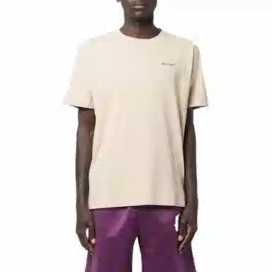 OFF-WHITE SS22 Logo T-Shirt Beige