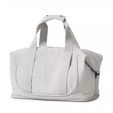 米熙 可扩容大容量 织物 旅行包 大号 男女同款情侣款 云雾白/岩土棕/暗夜黑/烟雾紫