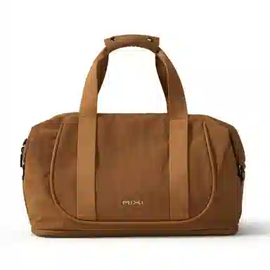 米熙 可扩容大容量 织物 旅行包 大号 男女同款情侣款 云雾白/岩土棕/暗夜黑/烟雾紫