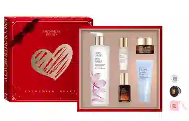 雅诗兰黛 樱花水 全新微精华原生液套礼盒装 舒缓提亮紧致 五件套