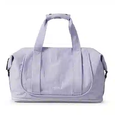 米熙 可扩容大容量 织物 旅行包 大号 男女同款情侣款 云雾白/岩土棕/暗夜黑/烟雾紫