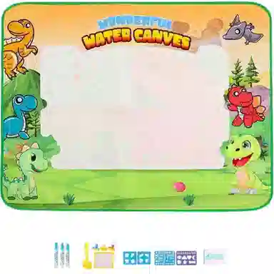 古欧 水画布涂鸦超大魔法清水画毯 早教益智玩具